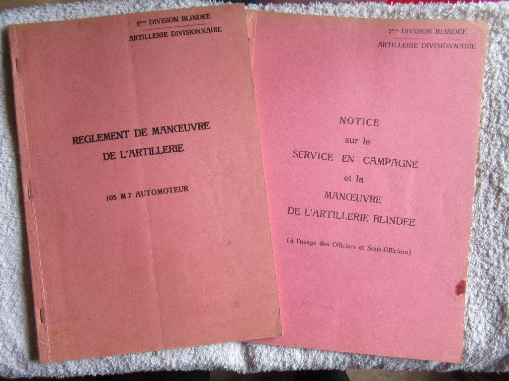 Artillerie-Documentation française sur le SP M7, Collections, Enlèvement ou Envoi, Armée de terre, Autres types