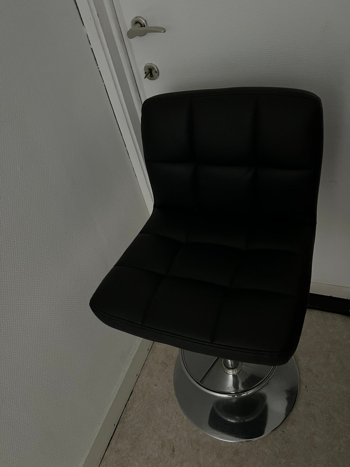 Verstelbare barkrukken (2 stuks), 2 tabourets, Enlèvement, Cuir, 60 à 90 cm
