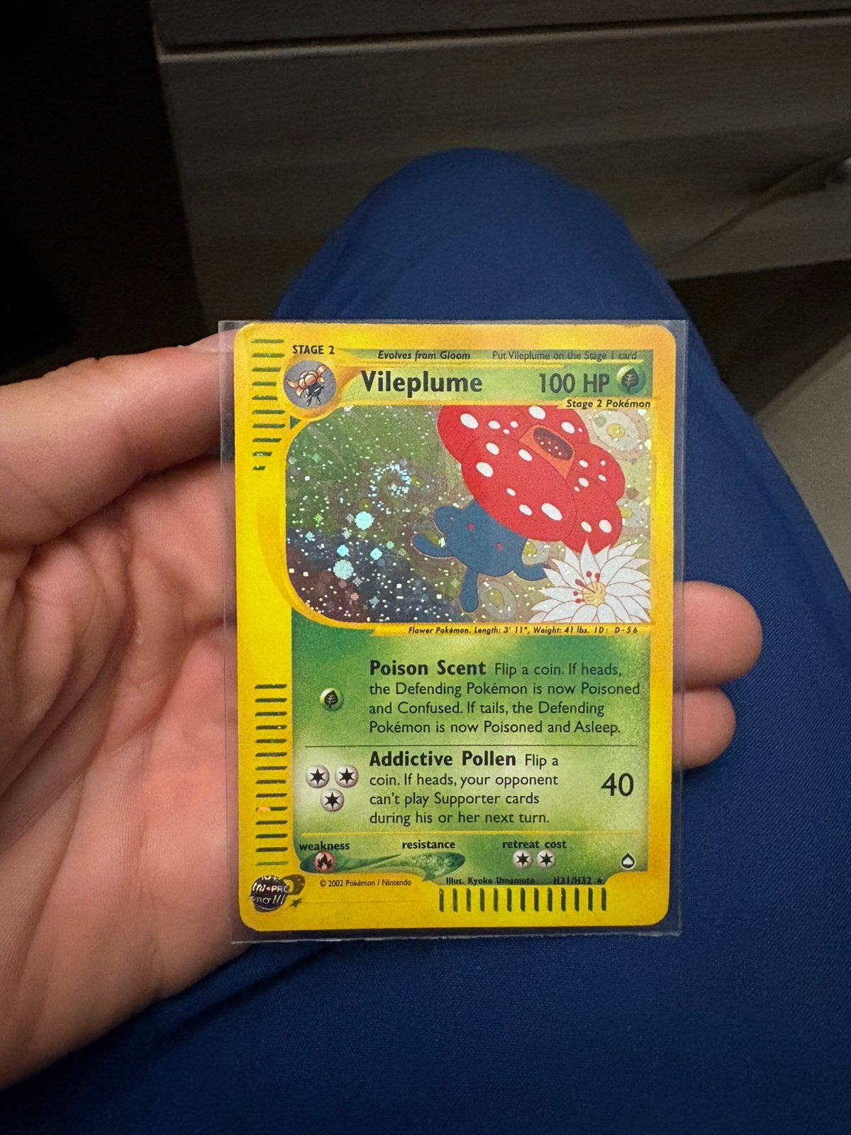 Vileplume H31/H32 pokemon kaart, Enlèvement ou Envoi, Comme neuf
