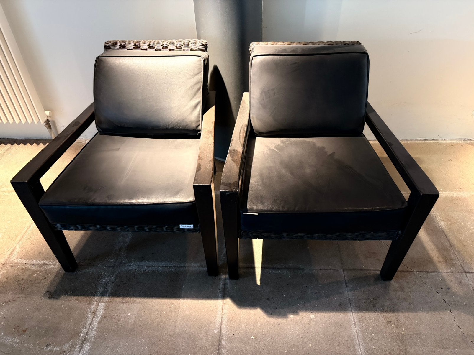 Twee lounge zetels, Comme neuf, Deux, Enlèvement, Cuir
