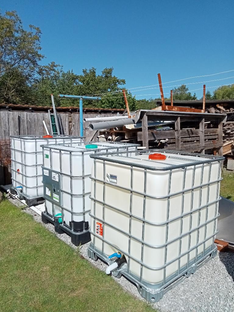 IBC container,IBC vat, Ophalen, Zo goed als nieuw, Kunststof