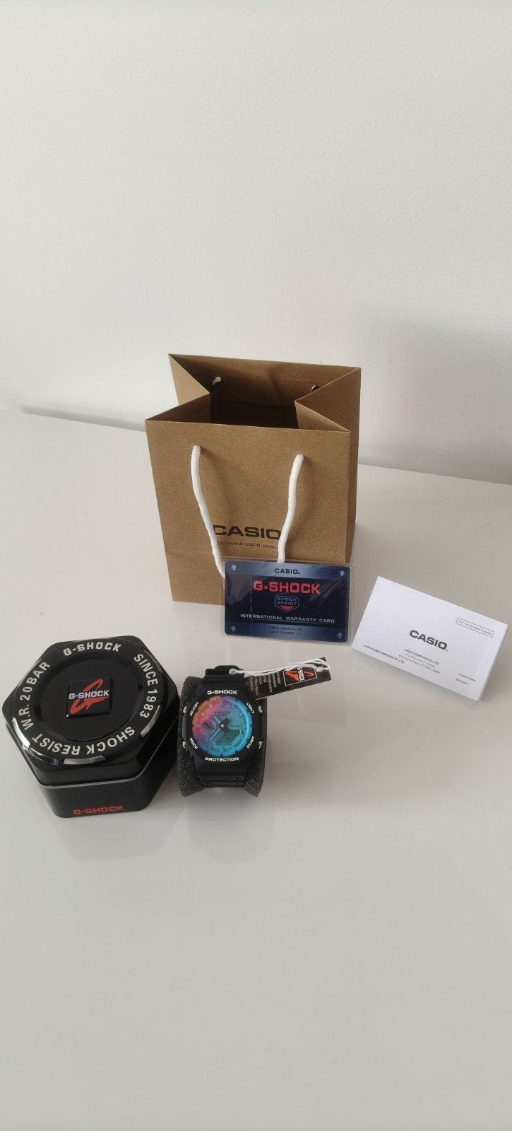 G-Shock Multicolore, Bijoux, Sacs & Beauté, Casio, Enlèvement ou Envoi, Autres matériaux, Autres matériaux
