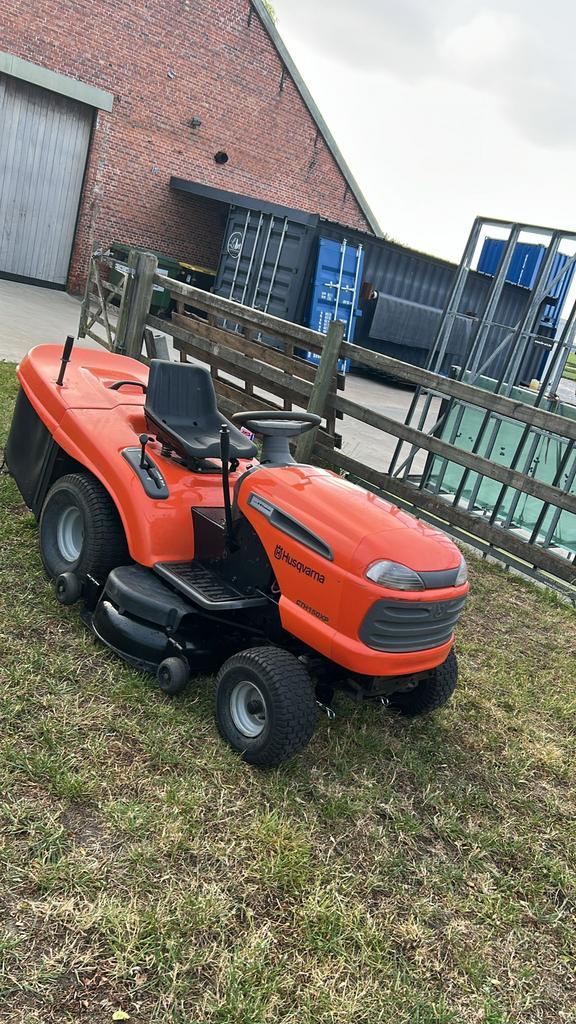 Husqvarna cth150 zitmaaier te koop, Ophalen, Zo goed als nieuw, Opvangbak, 90 tot 120 cm