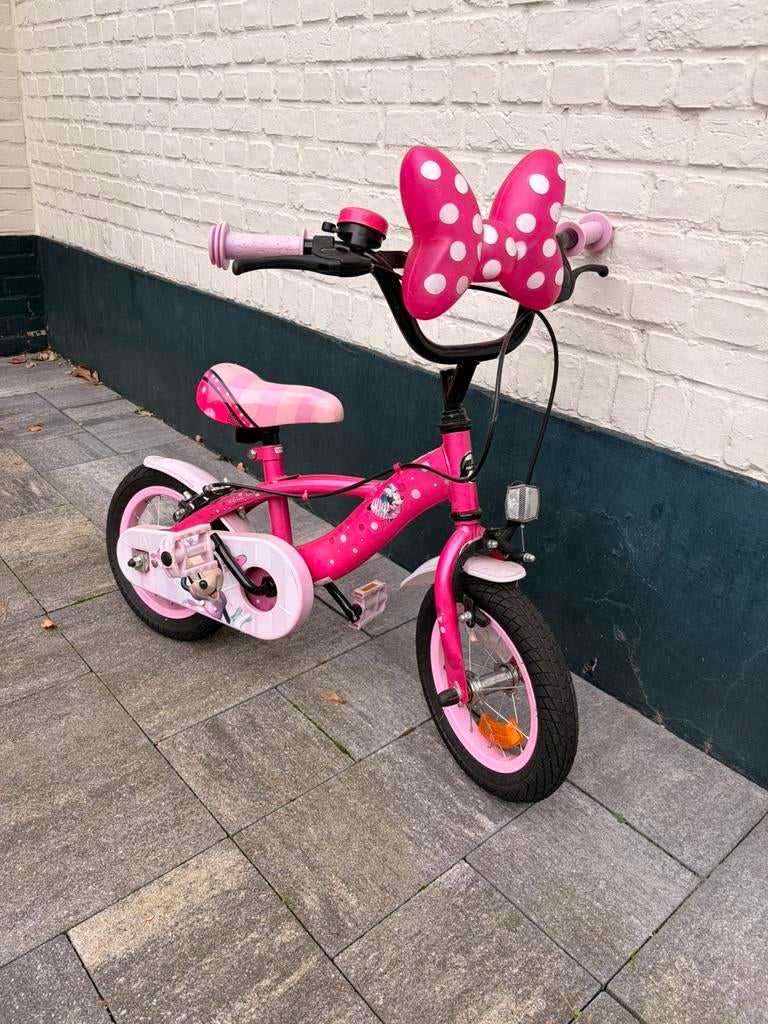 Kinderfiets, Ophalen, Zo goed als nieuw, Minder dan 16 inch, Zijwieltjes