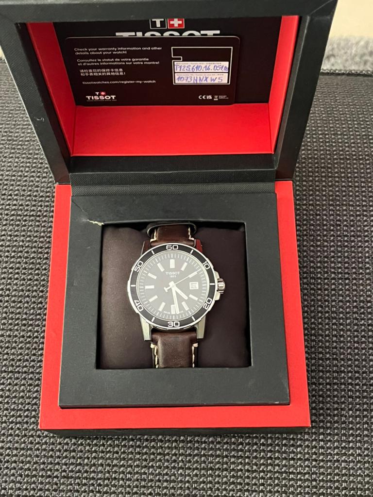 Tissot T-Sport PRS 200 Quartz – Réf. T125.610.16.051.00, Bijoux, Sacs & Beauté, Montres | Hommes, Cuir, Enlèvement