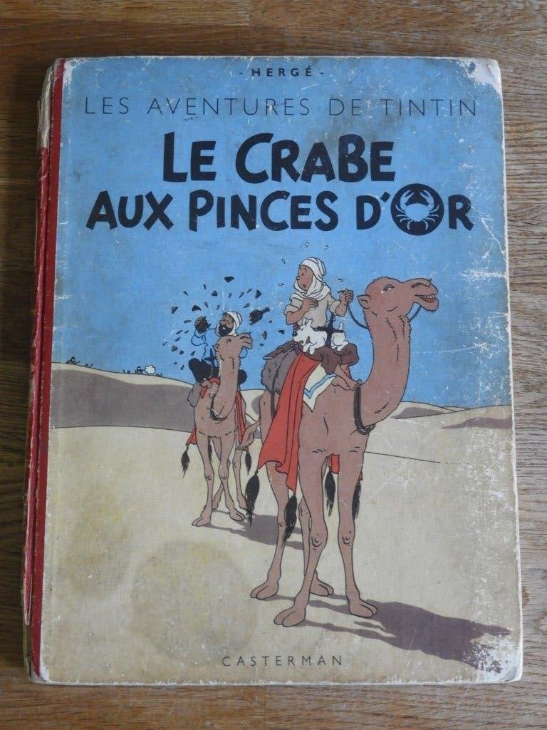 Tintin " Le Crabe aux Pinces d'Or ", Une BD, Enlèvement ou Envoi, Utilisé, Hergé.