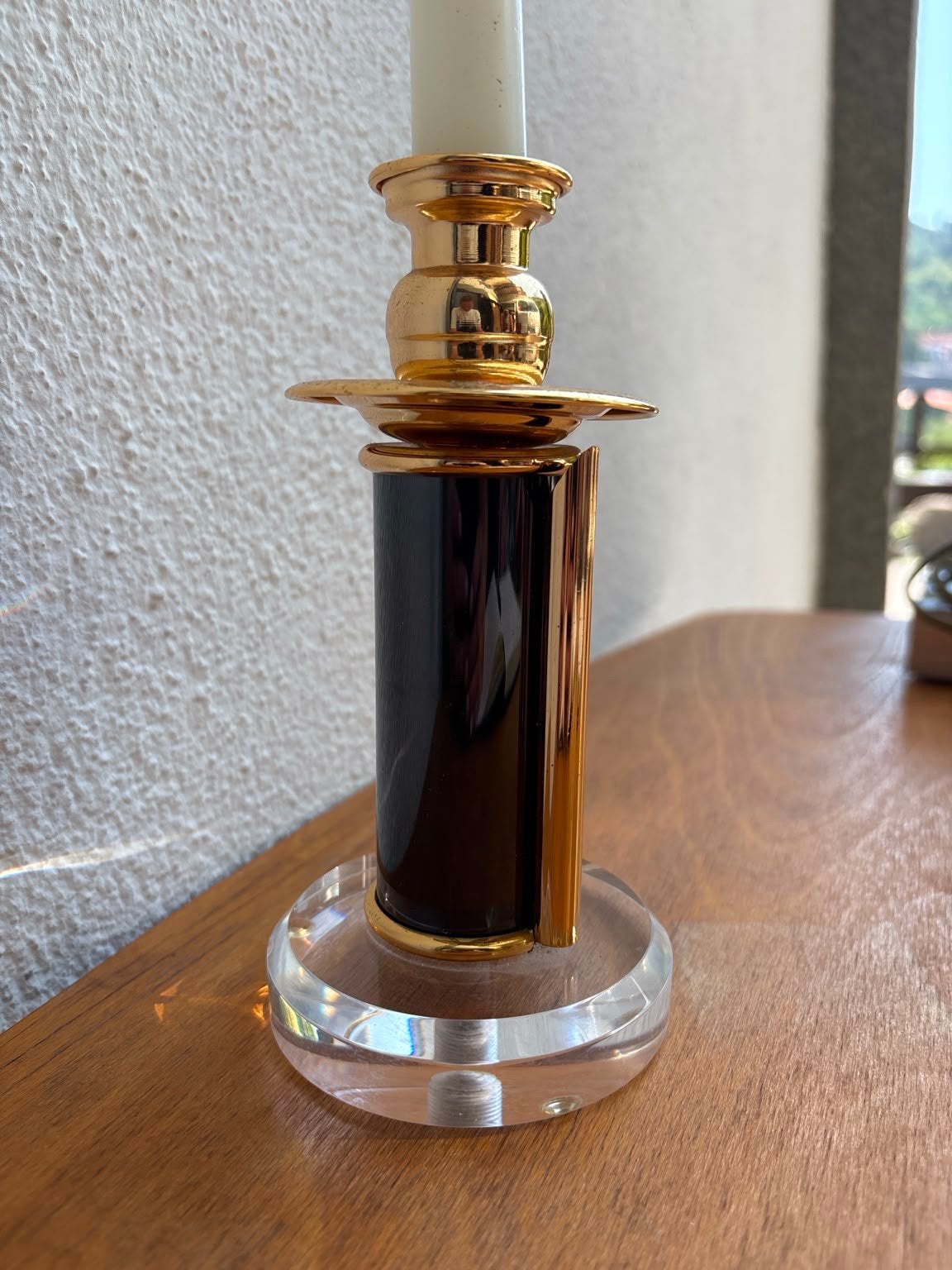 Holoywoord regency artdeco kandelaar 1930, Ophalen