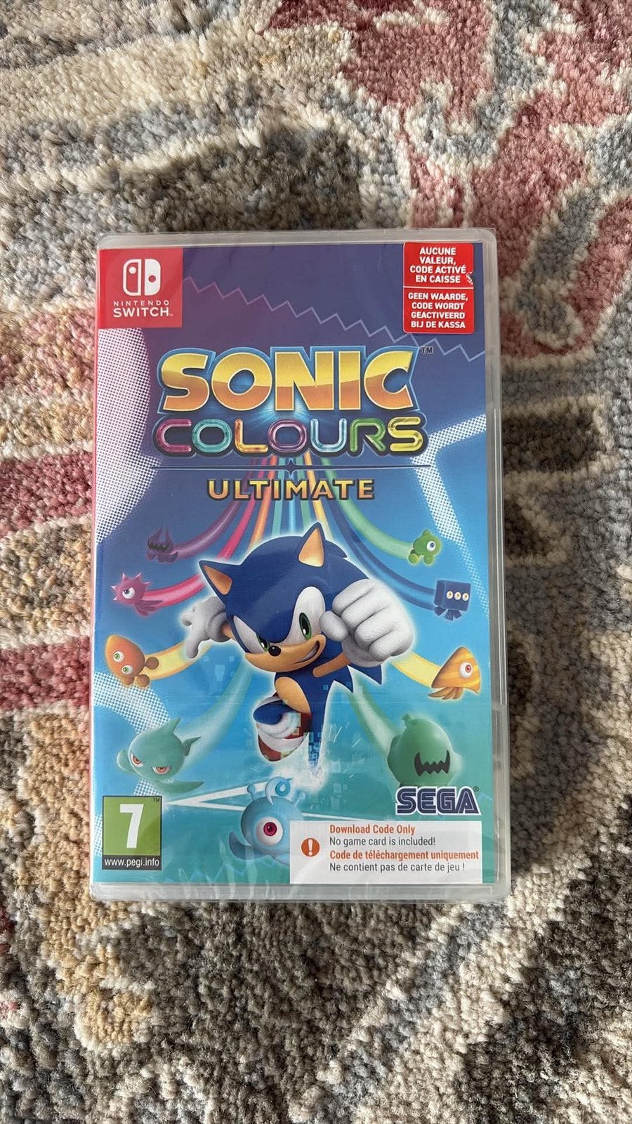 Jeu Nintendo swich sous cellophane sonic color ultimate, Enlèvement ou Envoi, Comme neuf