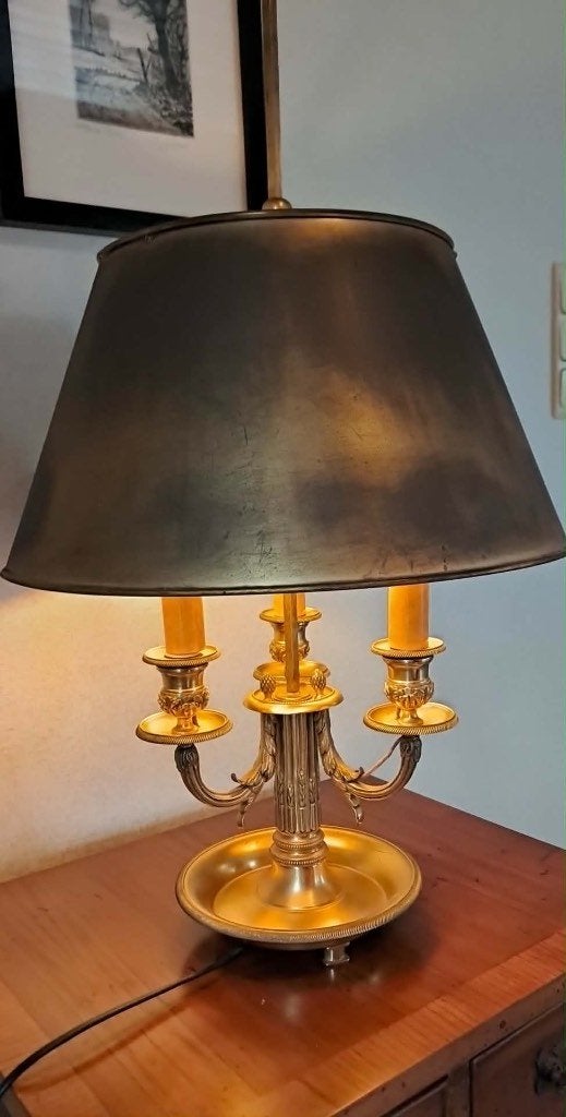 tafellamp Franse Bouillotlamp, Antiek en Kunst, Ophalen