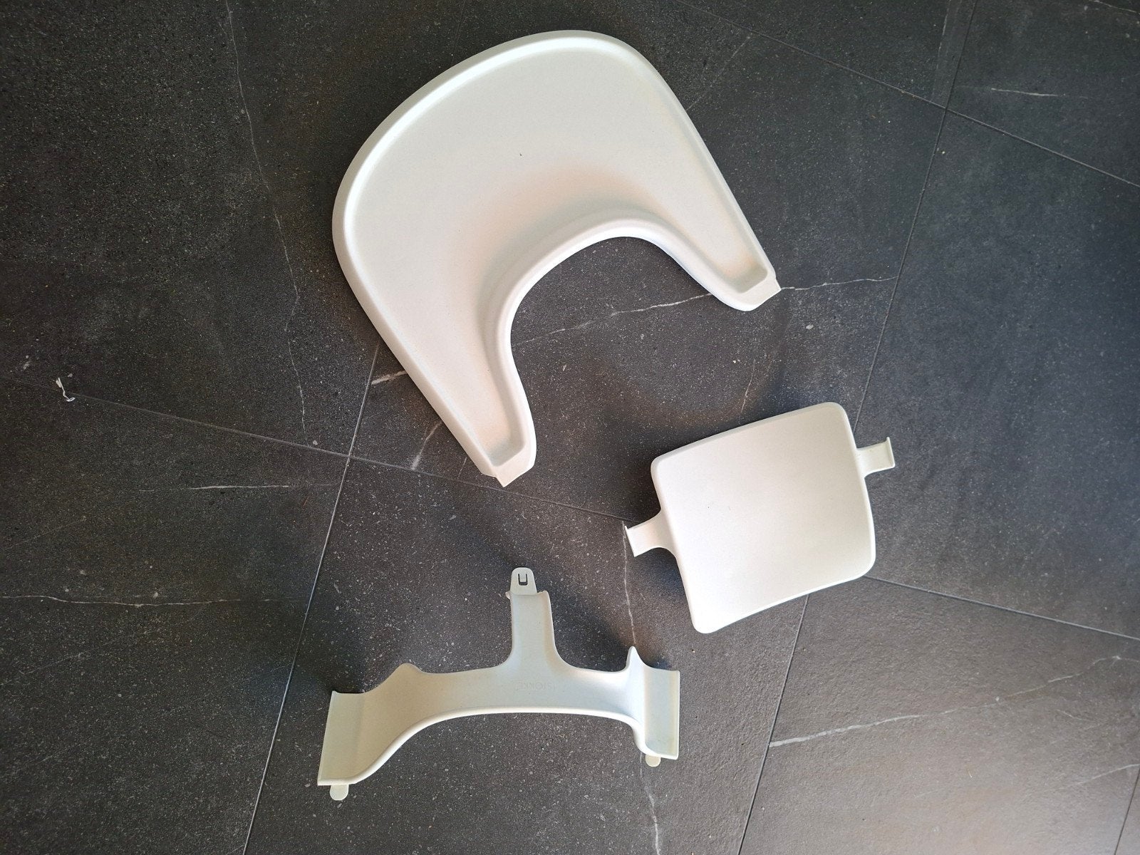Trip Trap tafeltje en kussens, Ophalen, Gebruikt, Meegroeistoel, Afneembaar eetblad