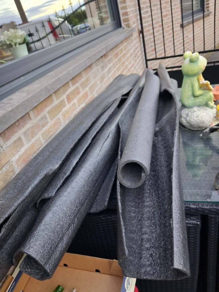 overschot bescherming van raam geweest - gratis, Ophalen, Gebruikt