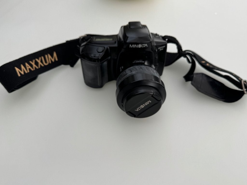 Minolta Dynax 5xi klaar om te filmen!, Ophalen, Gebruikt, Compact, Minolta