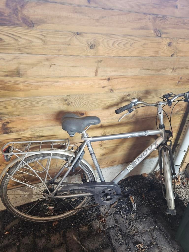 Grijze Novy Fiets Heren, Fietsen en Brommers, Ophalen, Gebruikt