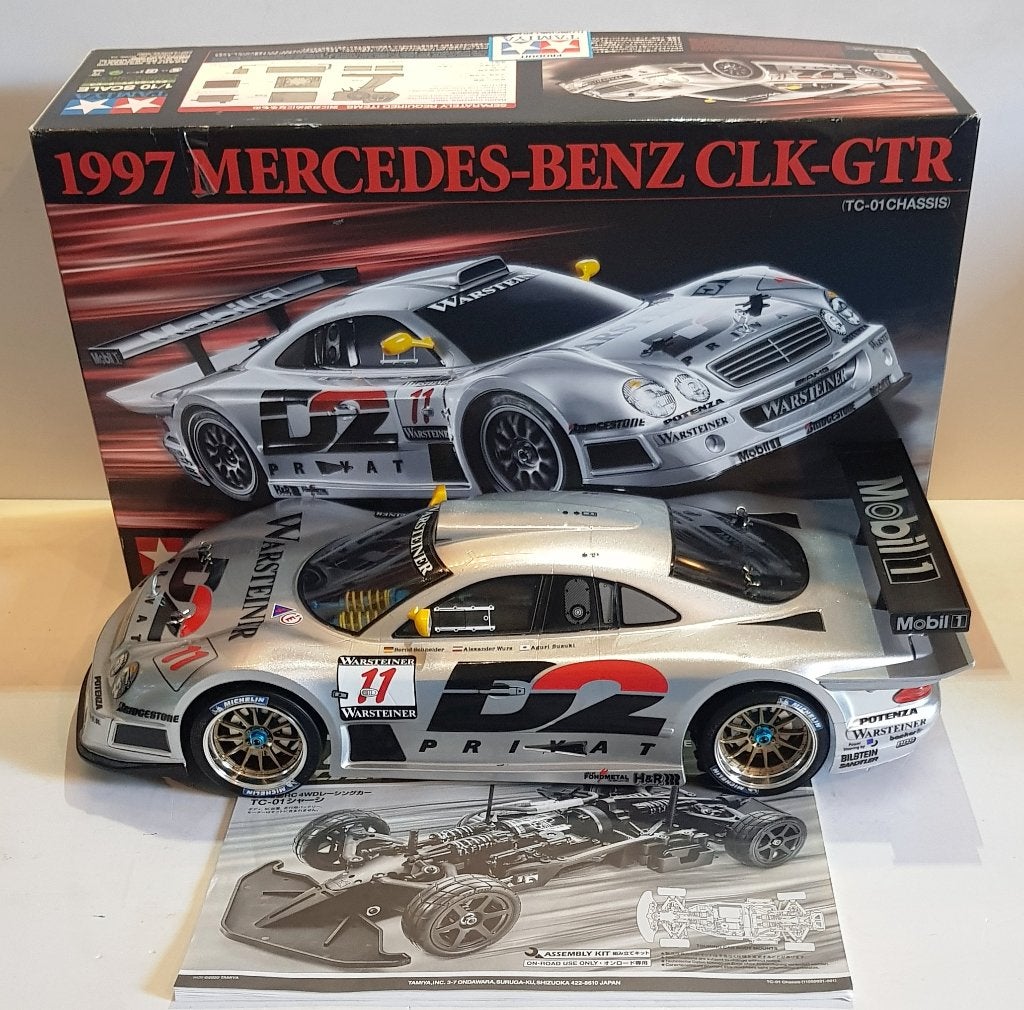 Châssis Tamiya TC-01 #58731 Mercedes CLK-GTR avec options, Hobby & Loisirs créatifs, Modélisme | Radiocommandé & Téléguidé | Voitures
