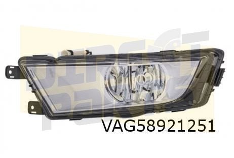Skoda Octavia (3/13-3/17) (5E_) mistlamp Links chrome OES 5E, -, -, Nieuw, Ophalen of Verzenden