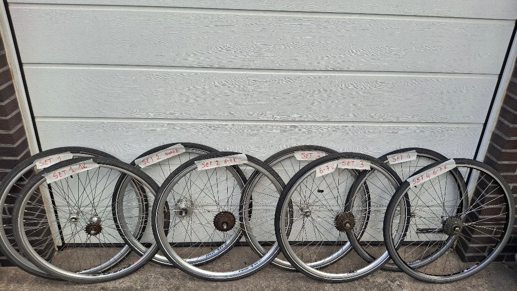 28" WIELSETS 1v 6v 7v 8v Shimano NAAFDYNAMO + Norta + Rodi, Fietsen en Brommers, Fietsonderdelen, Zo goed als nieuw, Oxford Sparta Batavus Norta gazelle Granville Sparta cube trek