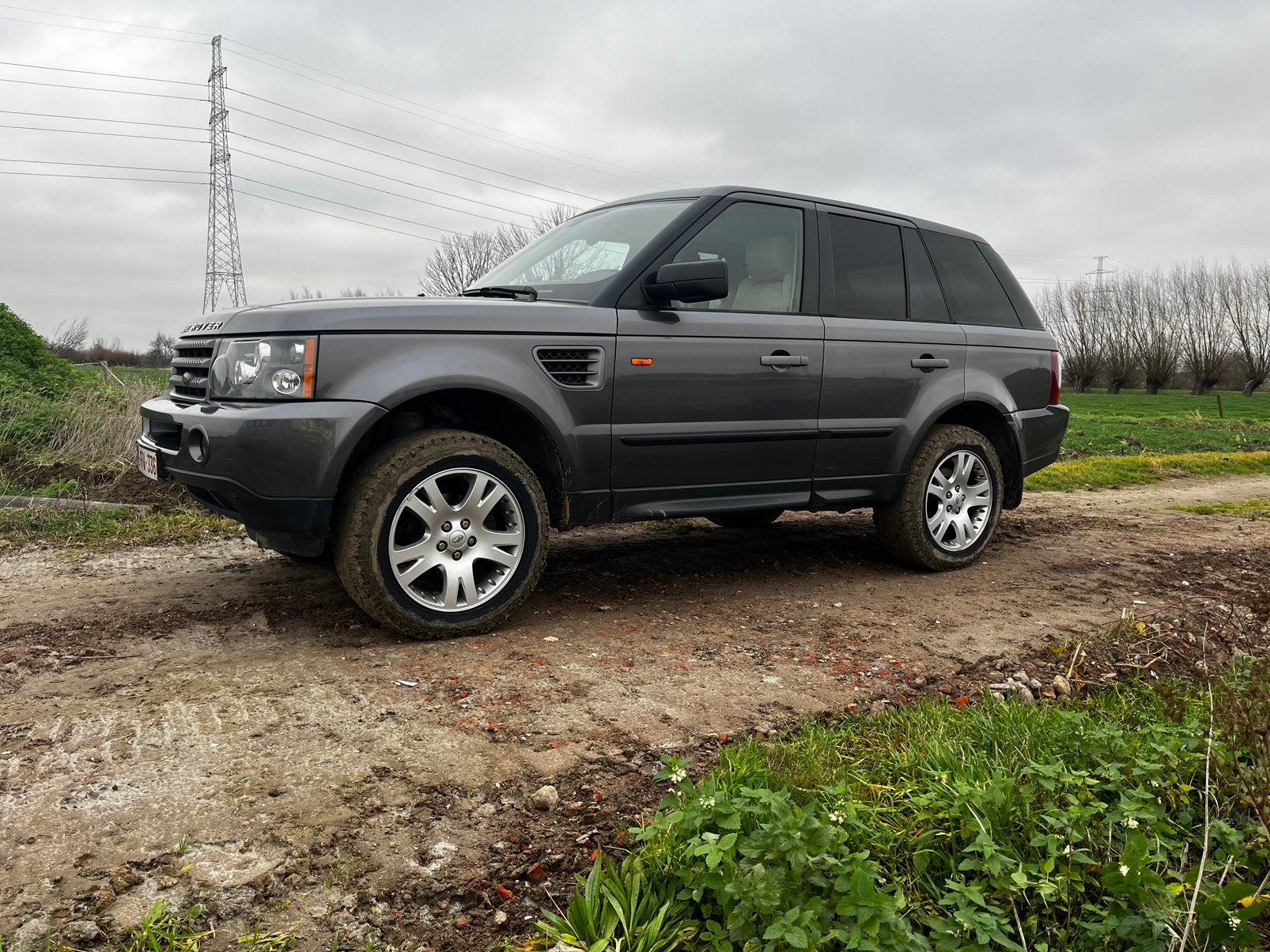 Range Rover Sport, Auto's, Automaat, Beige, Leder, Diesel
