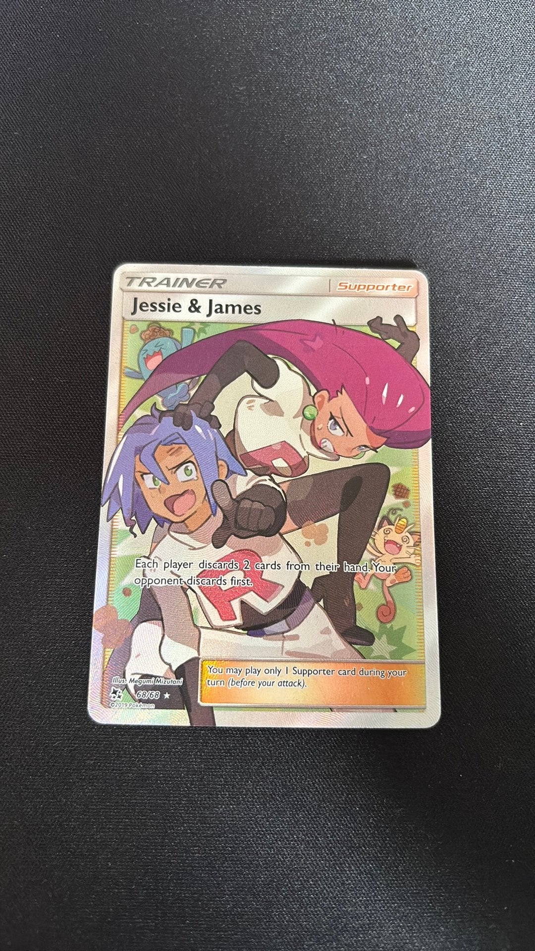 Pokémon kaart Jessie&James #68, Ophalen of Verzenden, Zo goed als nieuw