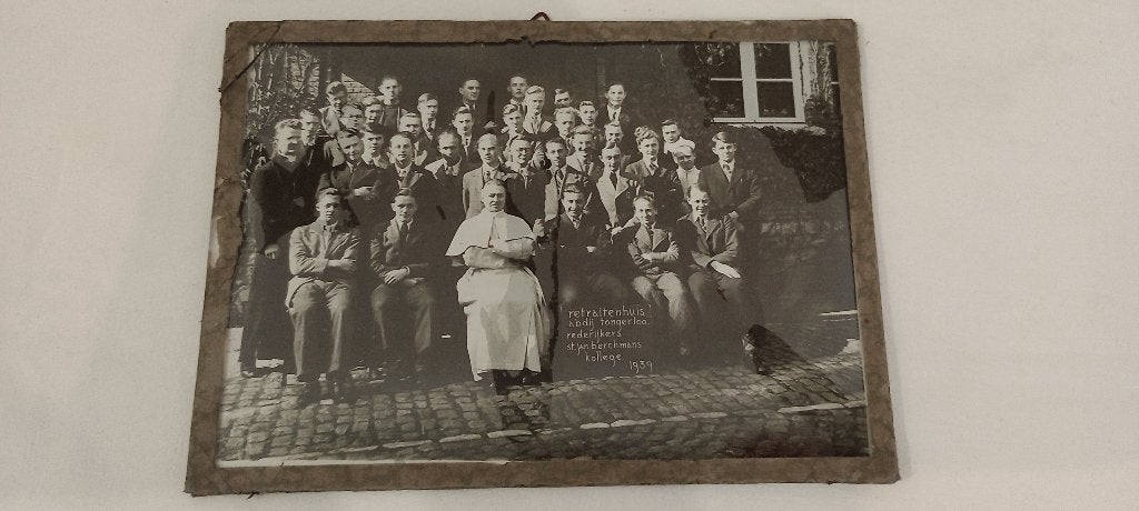 Oude foto 1939-Abdij Tongerlo, St Jan Berchmans, n675, Ophalen of Verzenden, Foto, Fotografie