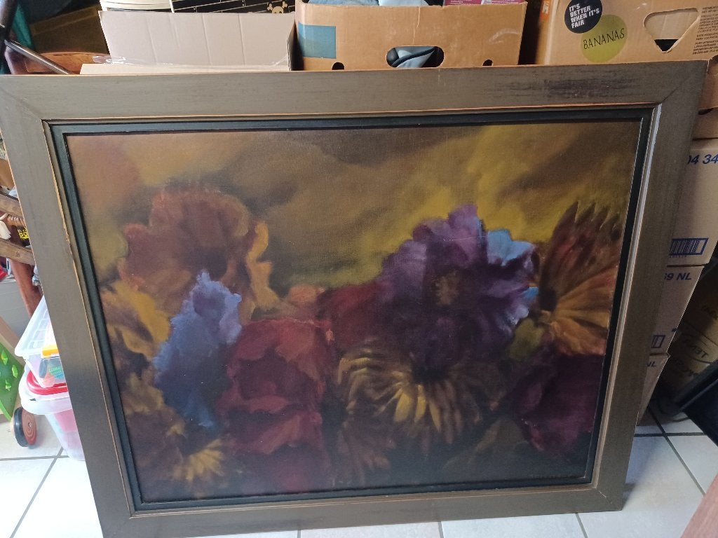 Schilderij, Antiek en Kunst, Overige stijlen, Doek, Overige technieken, Ophalen