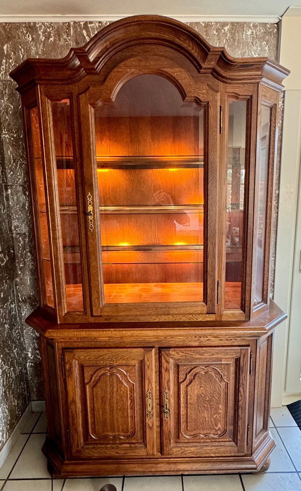 Dressoir en vitrine kast, Enlèvement, Utilisé