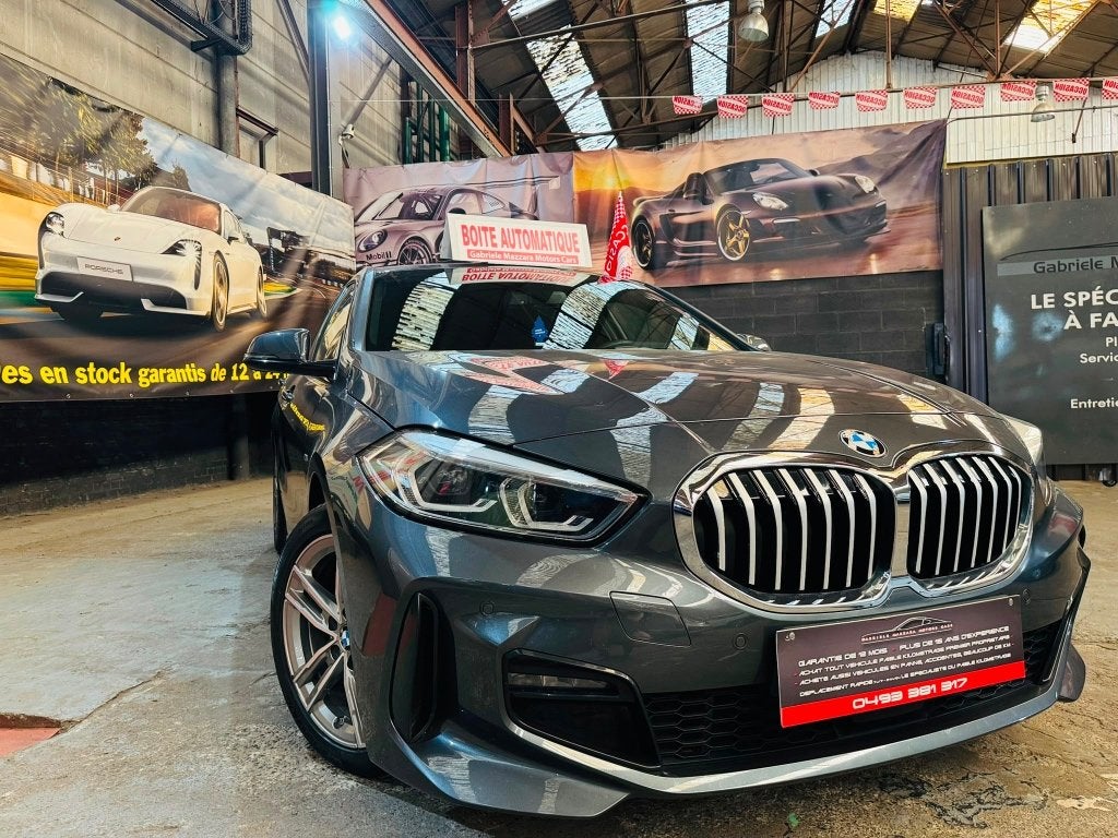 BMW 118iA Pack M Cuir Cockpit LED Xénons PDC, Argent ou Gris, Achat, Euro 6, Entreprise