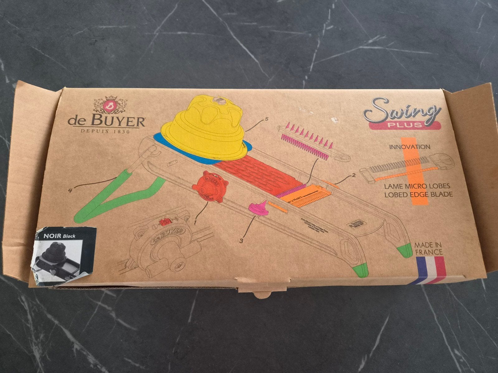 De Buyer Swing Plus mandoline – zo goed als nieuw, Enlèvement