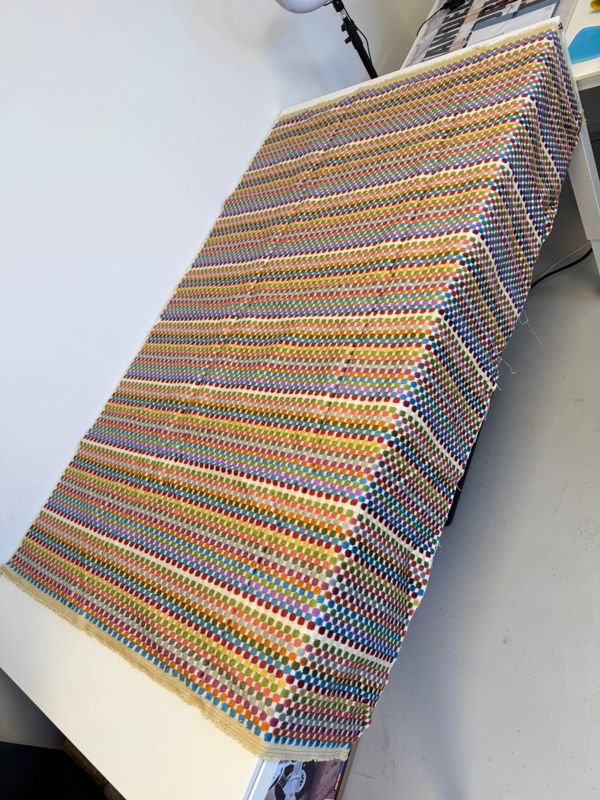 Tapis tissé coloré fait main 105x145 cm, Antiquités & Art, Enlèvement ou Envoi