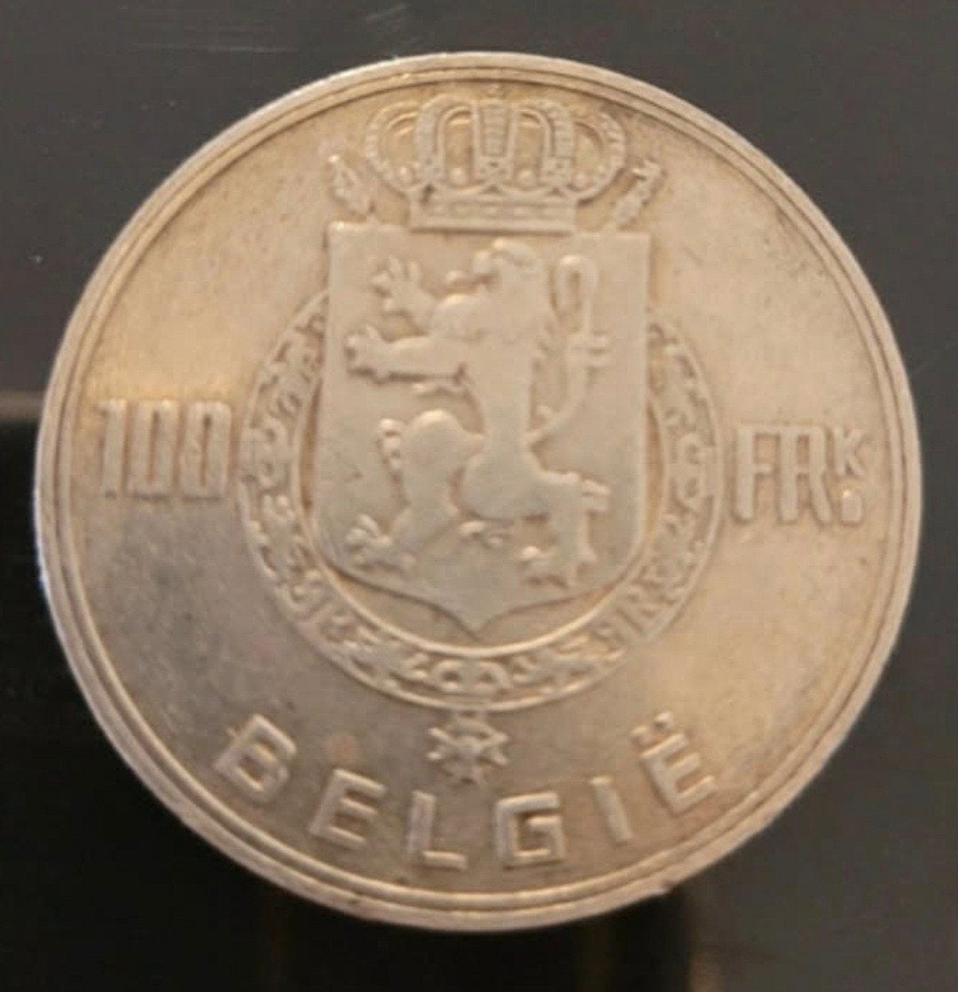 pièce de 100 francs belge de 1948, Timbres & Monnaies, Monnaies | Asie, Enlèvement