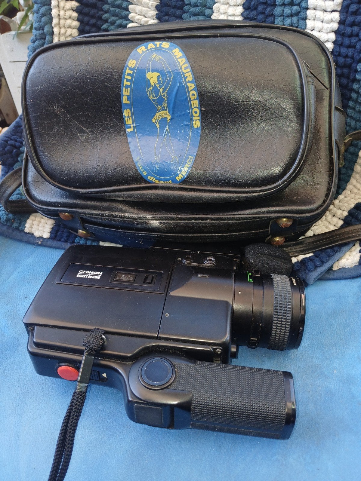 Caméra Super 8 vintage Chinon 40 SM XL Direct Sound + Housse, Enlèvement ou Envoi
