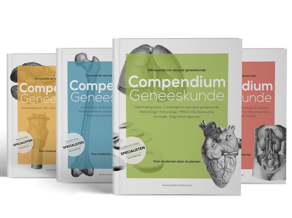 Compendium Geneeskunde Deel 1-4, Livres, Enlèvement ou Envoi, Neuf