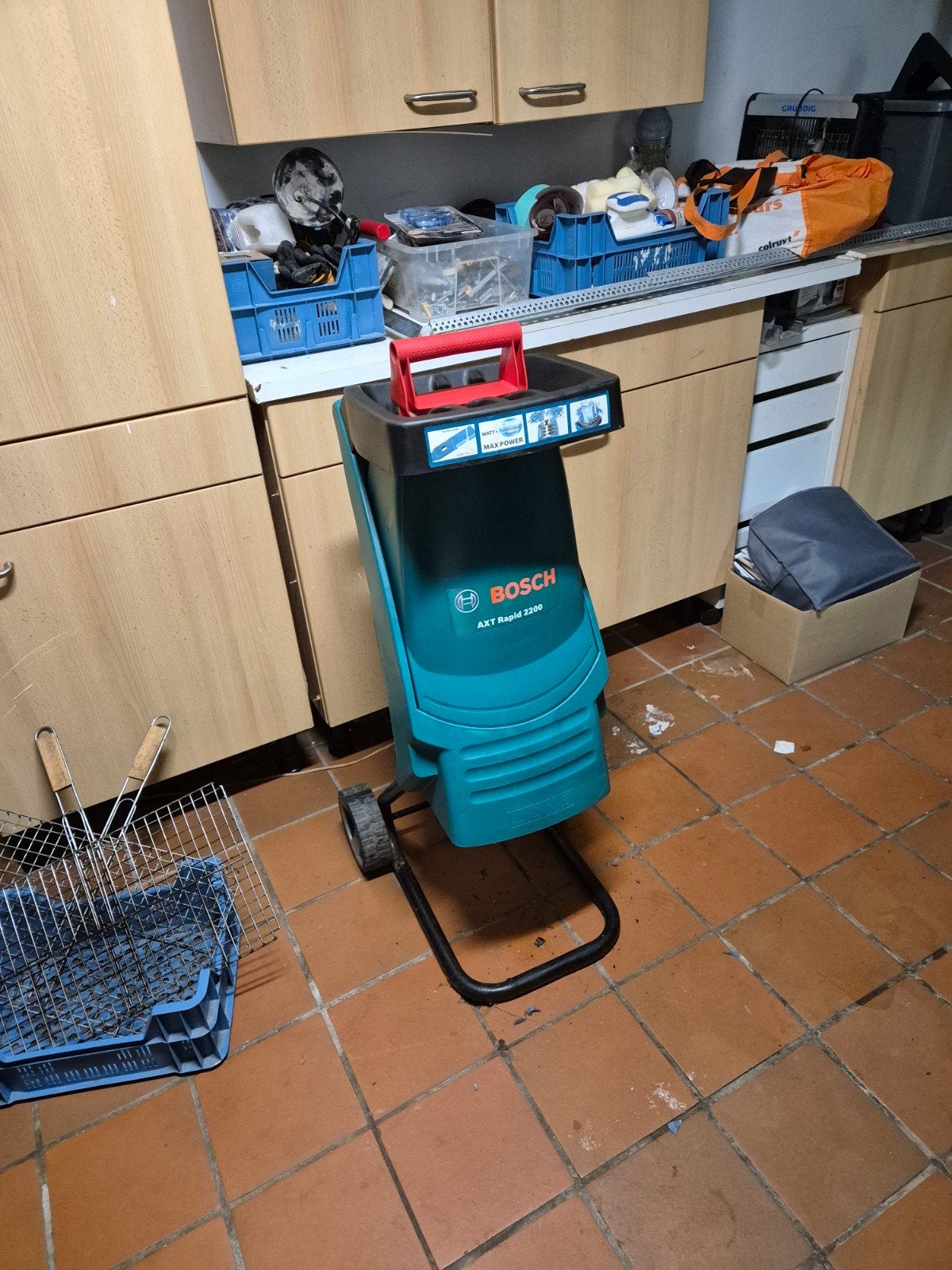 Elektrisch Bosh hakselaar, Ophalen, Zo goed als nieuw, Elektrisch, Bosch