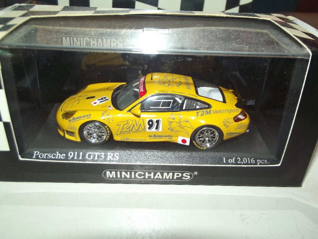 Porsche 911 GT3 RS - 24h Le Mans 2006, Hobby en Vrije tijd, Modelauto's | 1:43, Ophalen of Verzenden, Zo goed als nieuw, Auto