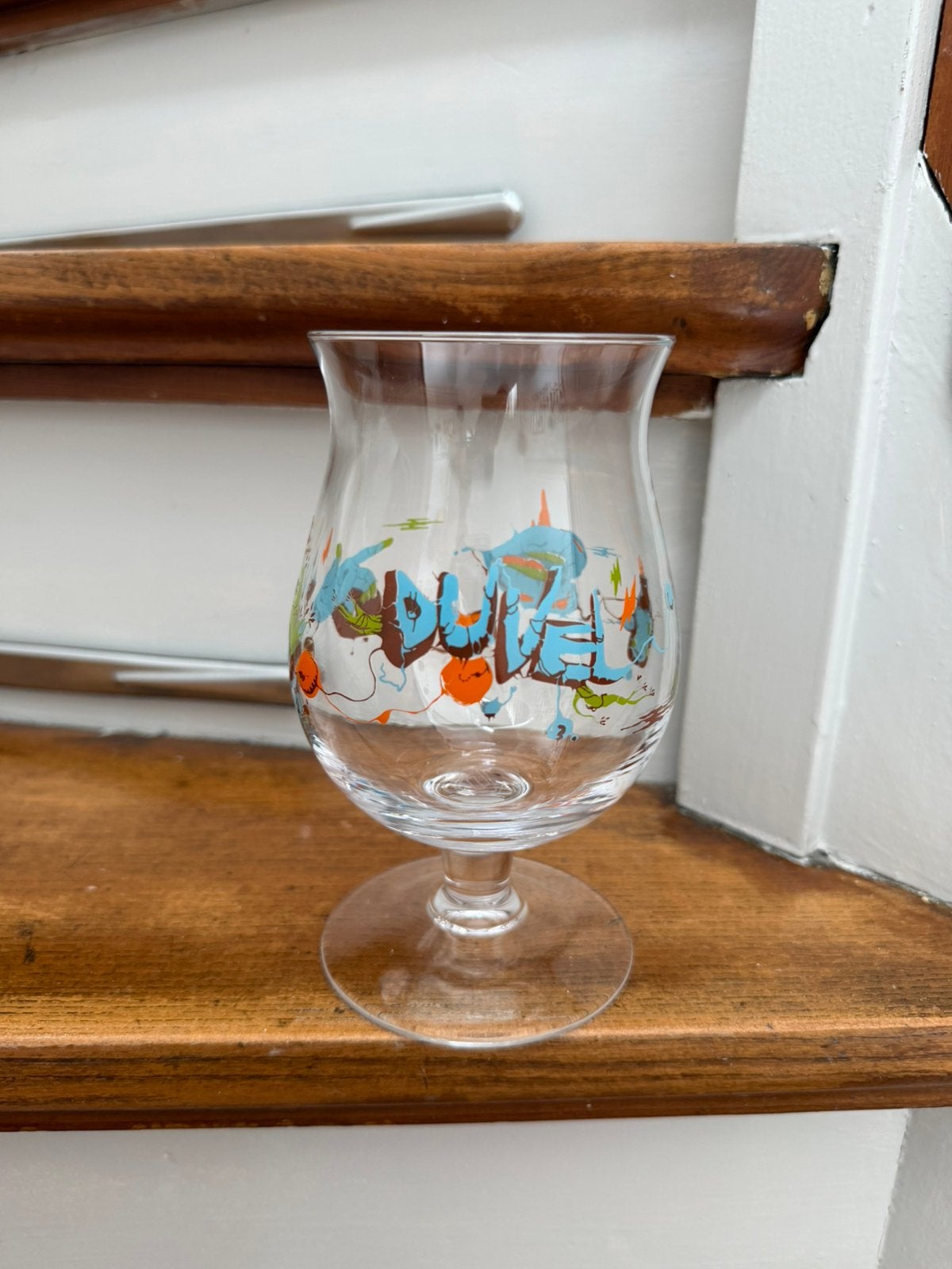 Verre à bière Duvel Yan Sorgi 2014, Enlèvement ou Envoi, Comme neuf, Verre ou Verres, Duvel