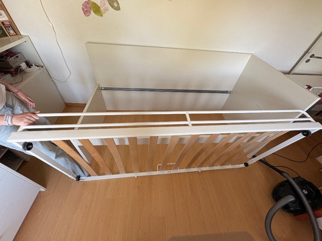 Logeerbed lade, 90 cm, Enlèvement, Blanc, Une personne