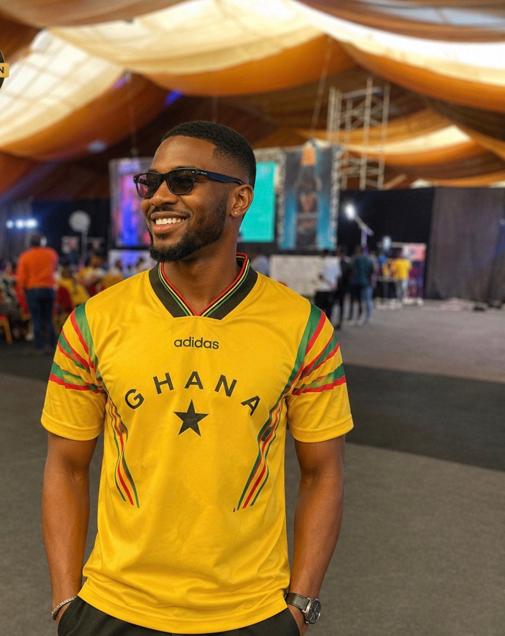 Ghana Retro Shirt S-XXL, Tickets en Kaartjes, Sport | Voetbal