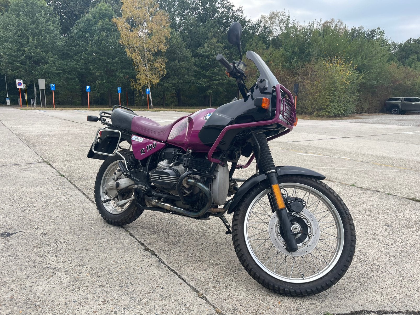 R100 GS 55000km/2 koffers!!!!!!, Motoren, 2 cilinders, Meer dan 35 kW, Enduro, Handgeschakeld