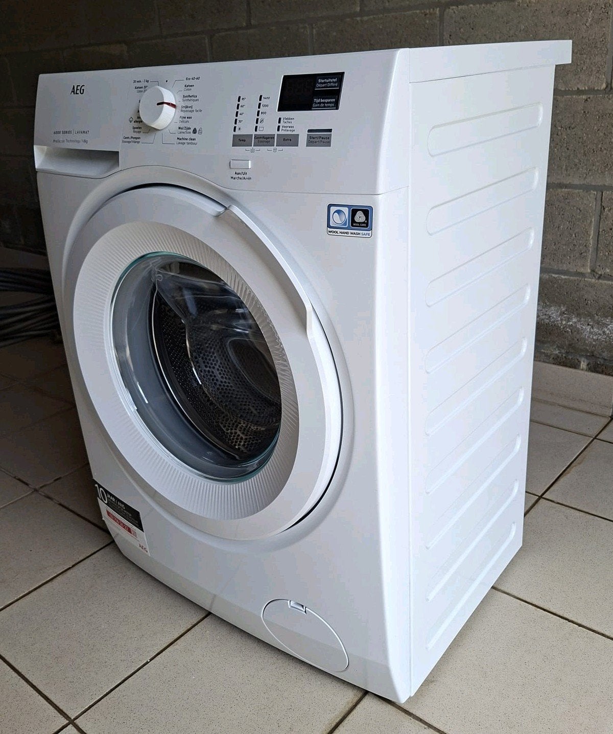 AEG wasmachine (8kg) zgan, Electroménager, Lave-linge, Comme neuf, 8 à 10 kg, 90 à 95 cm, 1200 à 1600 tours, Enlèvement