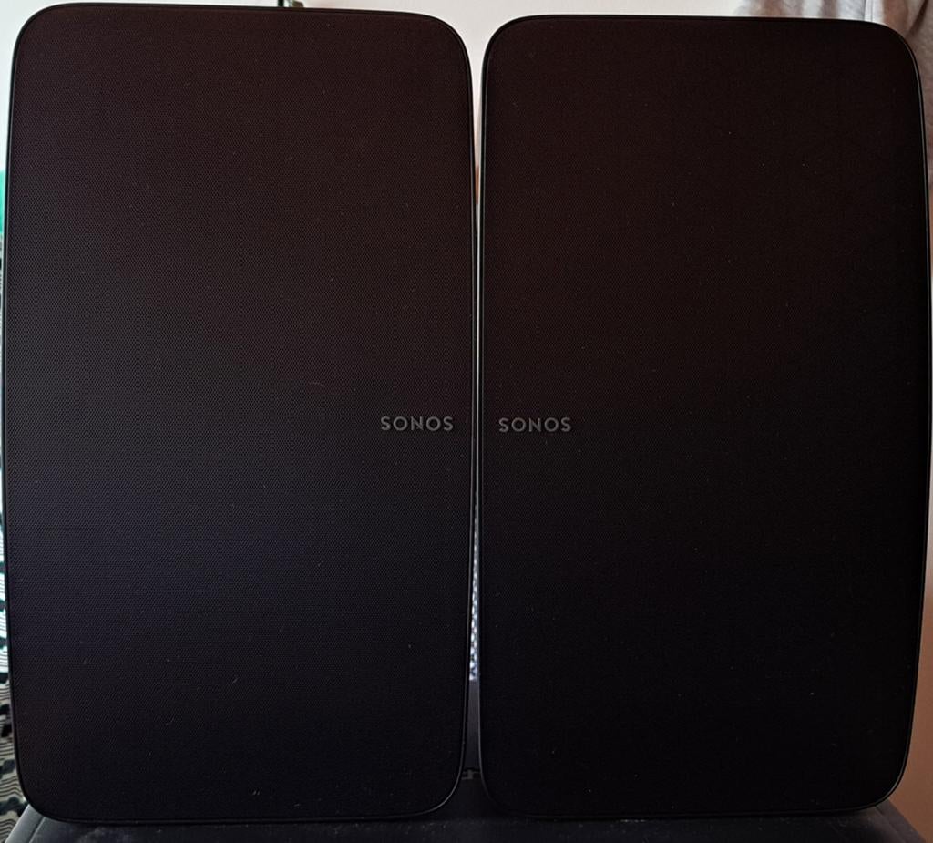 Sonos Five stereopaar – Zwart –, Audio, Tv en Foto, Luidsprekerboxen, Ophalen, Zo goed als nieuw, Overige typen, Sonos
