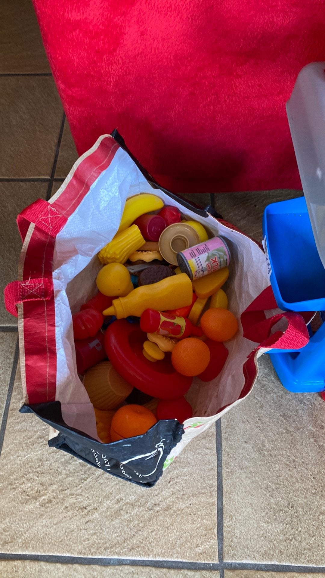 Winkeltje met winkelproducten, Ophalen, Gebruikt, Overige materialen, Speelkeuken