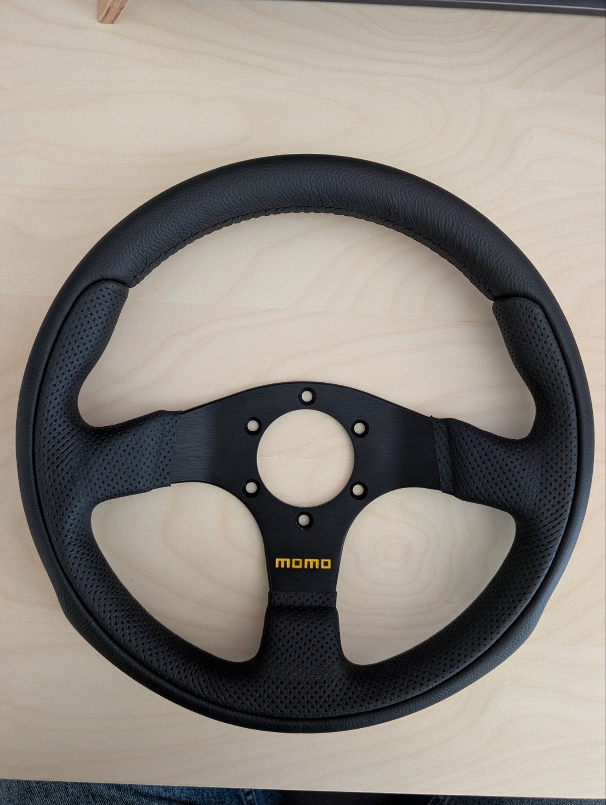 Volant Momo Team en cuir, 300 mm, pour voiture ou sim racing, Ophalen of Verzenden