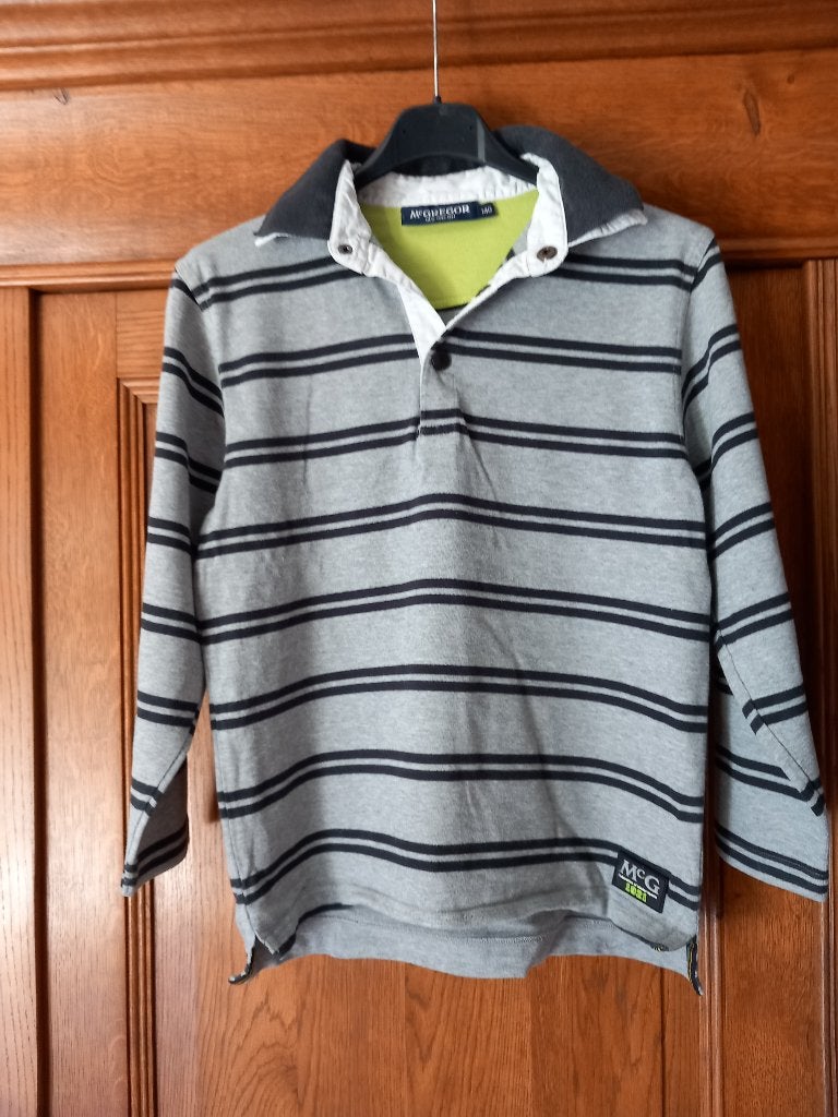 Mc GREGOR - gevoerd poloshirt - katoen - L.M. - maat 140 cm, Verzenden, Trui of Vest, Zo goed als nieuw, Jongen