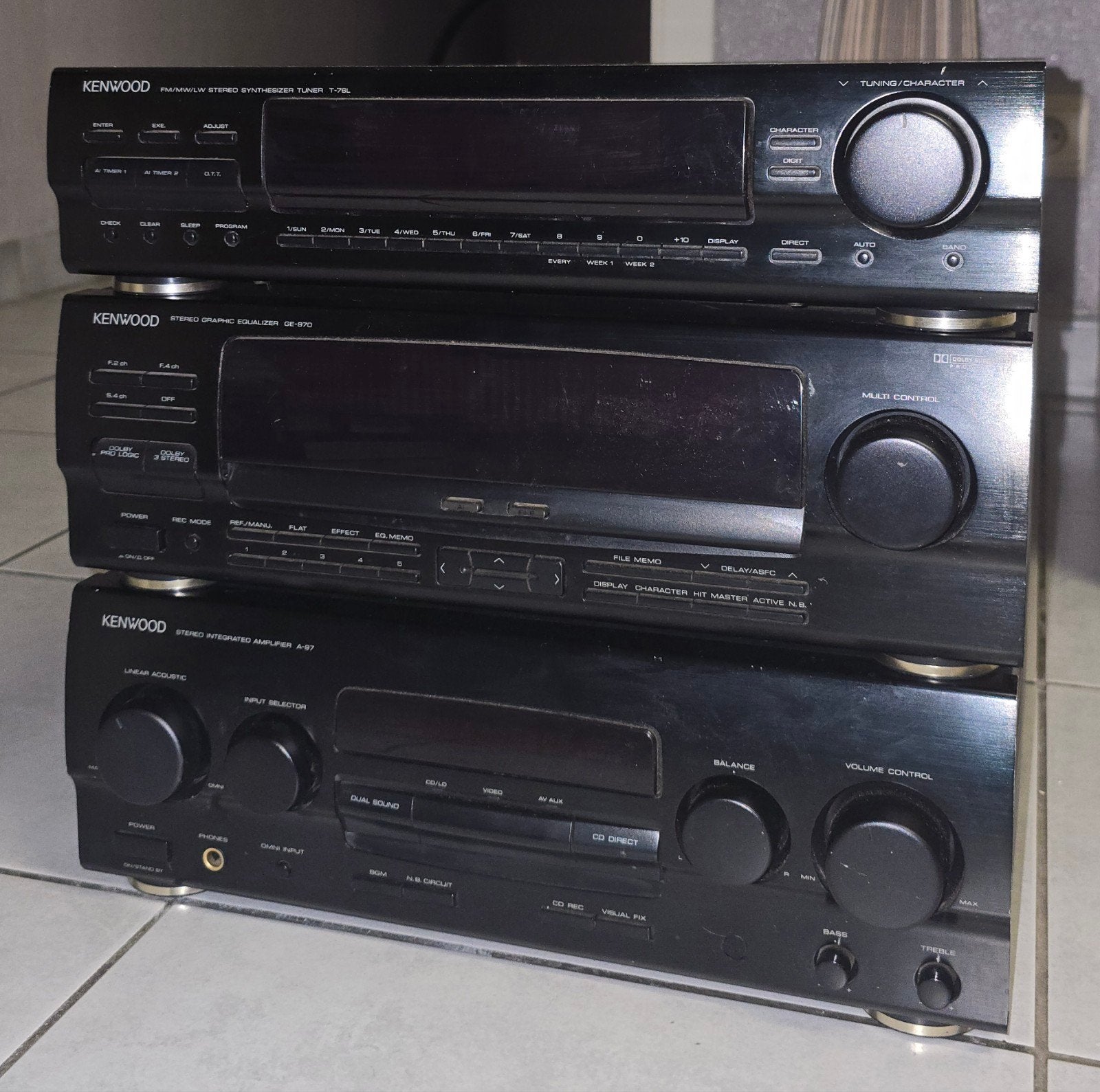 KENWOOD AMPLIFICATEUR, ÉGALISEUR, TUNER, Audio, Tv en Foto, Versterkers en Ontvangers