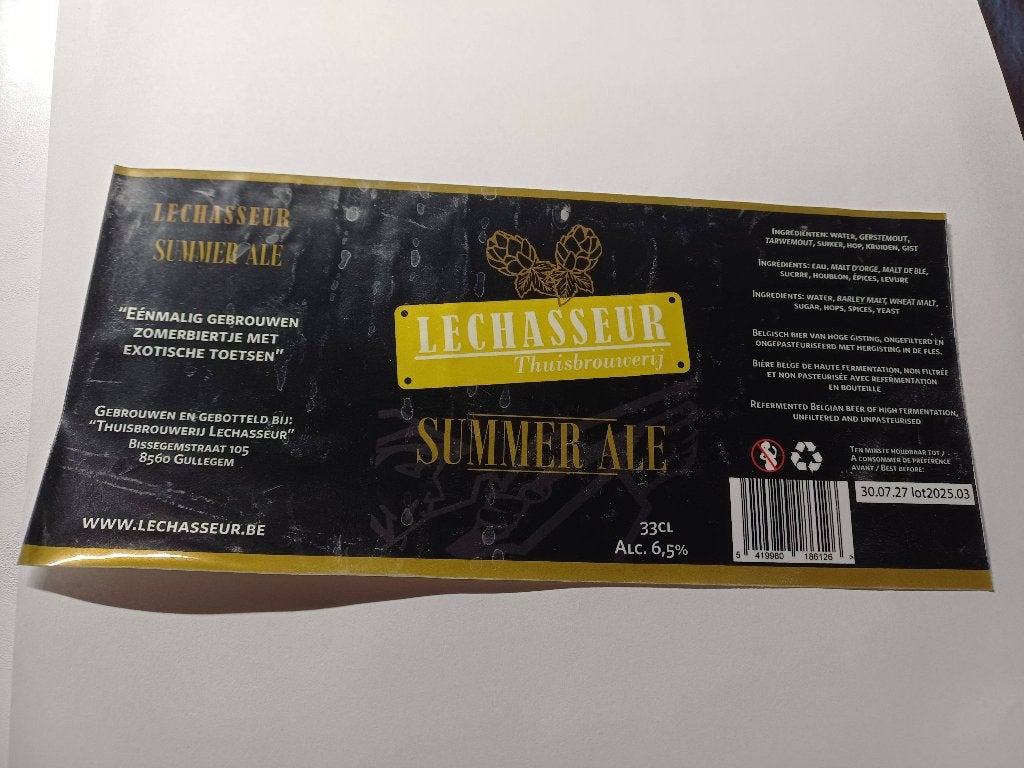 Étiquettes de bière, Collections, Enlèvement, Utilisé, Autres types, Autres marques