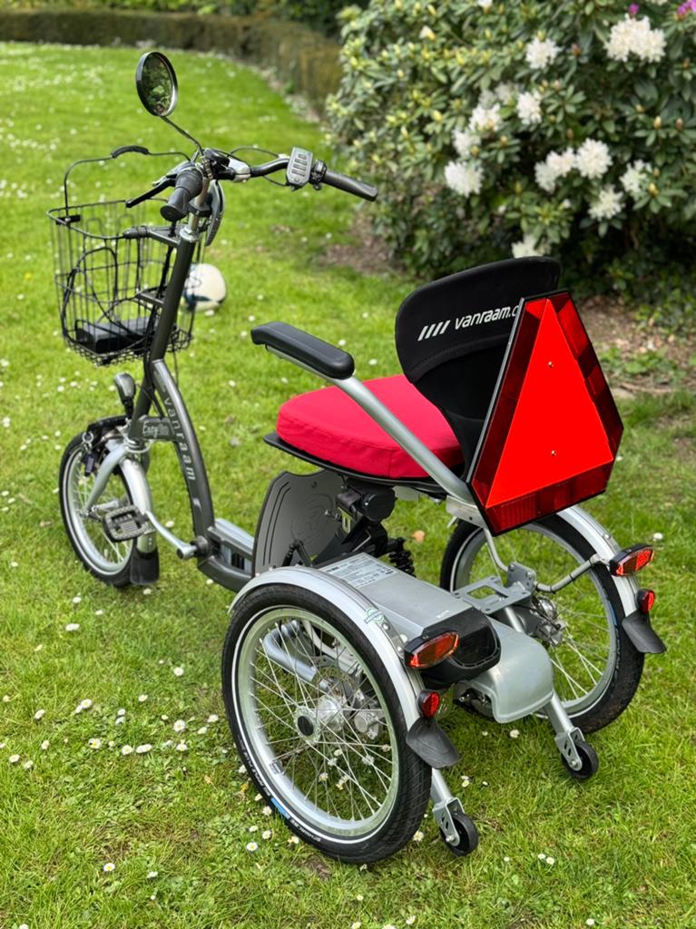vanRaam Easy Go Vélo + Vélo électrique + Scootmobile, Enlèvement ou Envoi, Pliant, Comme neuf, Fauteuil roulant électrique