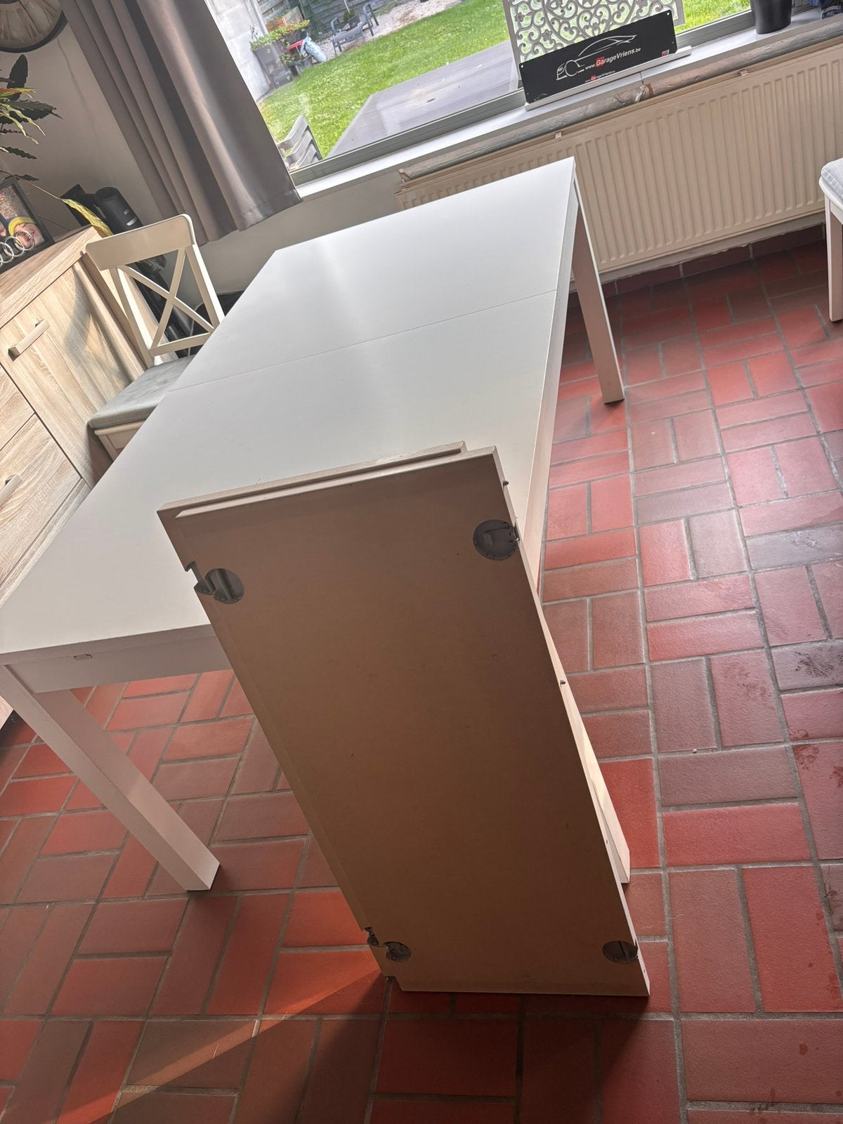 Verlengbare tafel ikea 175-260m, Huis en Inrichting, Ophalen, Gebruikt, 200 cm of meer, 50 tot 100 cm