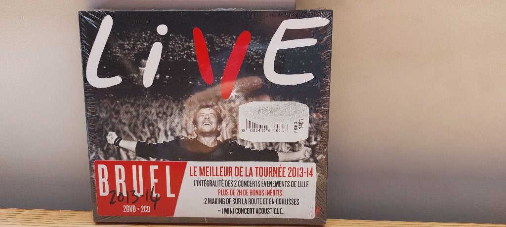 Patrick Bruel Live Bercy 2013-14 (2 DVD + 2 CD), Enlèvement, Neuf, dans son emballage