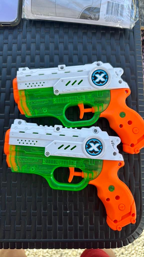 X shot waterpistolen, Ophalen, Zo goed als nieuw