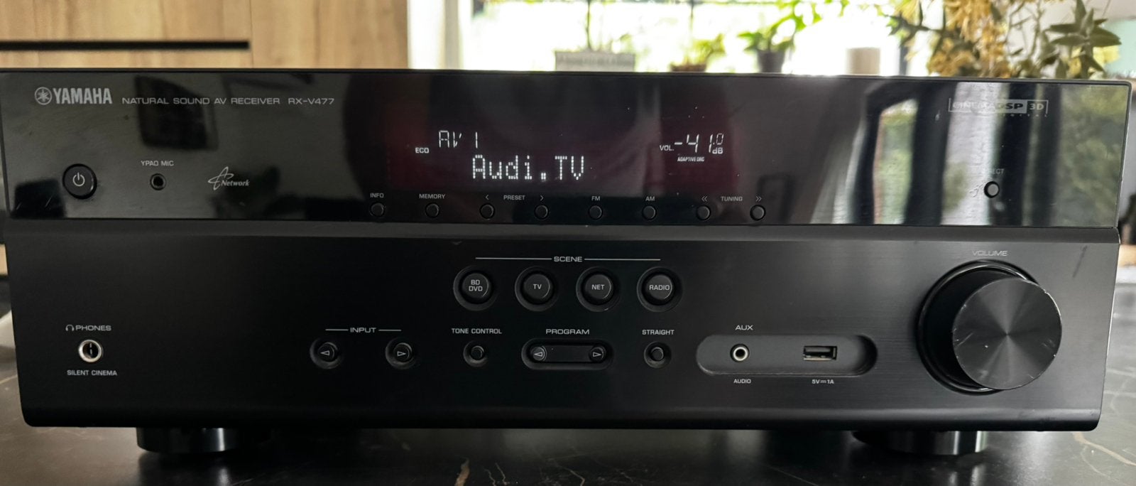 Yamaha RX-V477 5.1 AV-receiver + Yamaha NS-P40 speakerset, TV, Hi-fi & Vidéo, Yamaha, 60 à 120 watts, Enlèvement, Utilisé