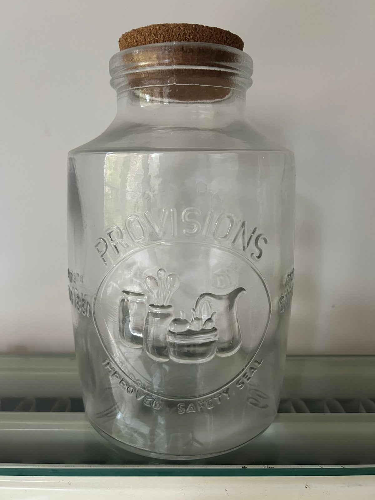 Pot de conservation avec bouchon en liège H27,5 cm NOUVEAU, Enlèvement, Neuf